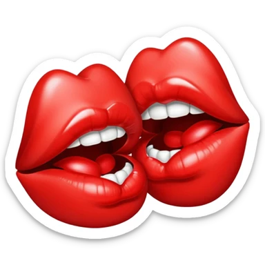 Kisses emoji sticker