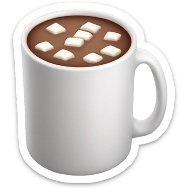 hot chocolate sticker