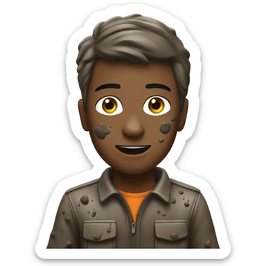 person driving a ranger rover in the mud and getting dirty sticker