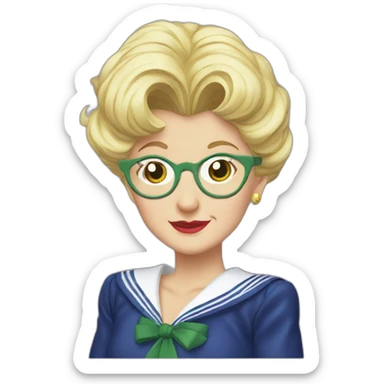 Jessica fletcher sailor moon sticker