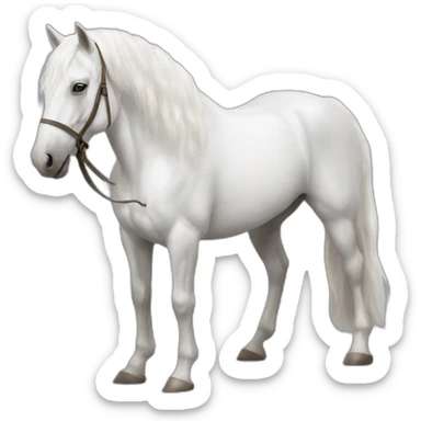 white horse gandalf sticker