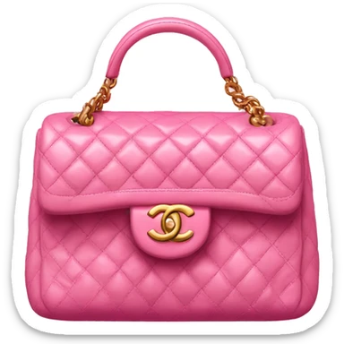 Pink Chanel bag sticker