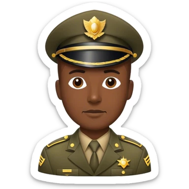 a drill sergeant coaching you to be productive sticker