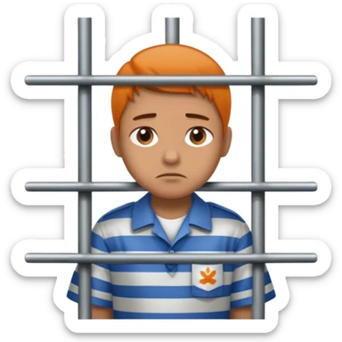 PERSONA TRAS LAS REJAS sticker