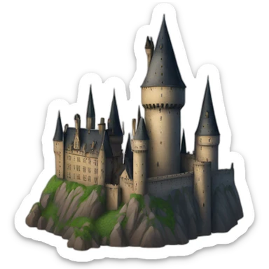 Hogwarts castle sticker