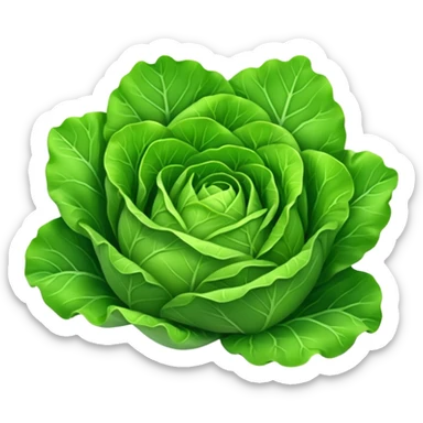 gentile lettuce thin leaves sticker
