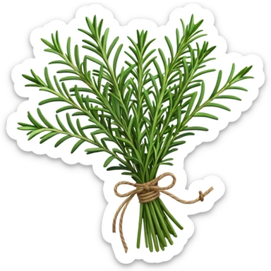rosemary herb bouquet sticker