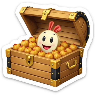 Mr. Krabs’ Cheesy Bacon Tots is aCrispy, coin-shaped tots filled with gooey cheese, savory bacon bits, and fluffy potatoes. Served in a treasure chest carton, they're a crispy, cheesy jackpot straight with a face sticker