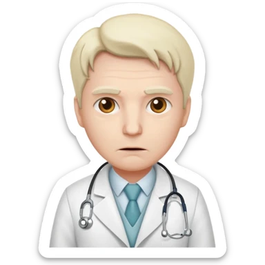 Scary urologist sticker