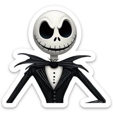 Jack Skellington sticker