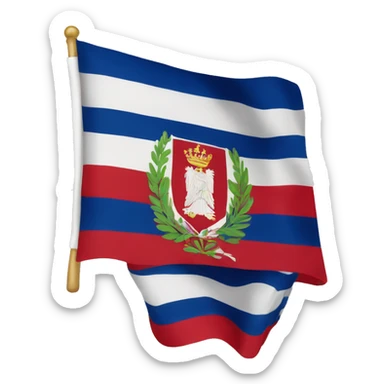 El escudo de la bandera Paraguaya sticker