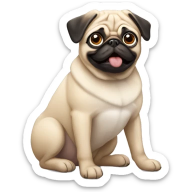 Pug sticker