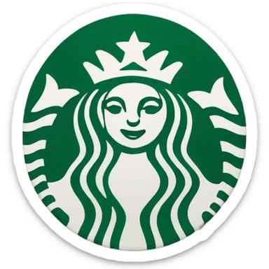 starbucks logo  sticker