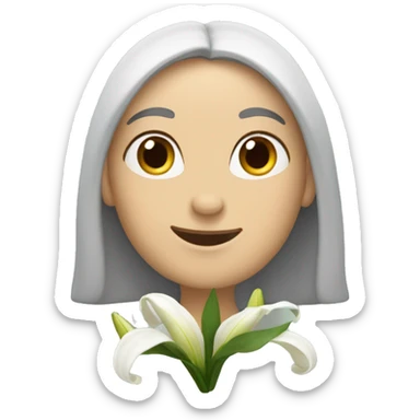 Buqet of lilies sticker