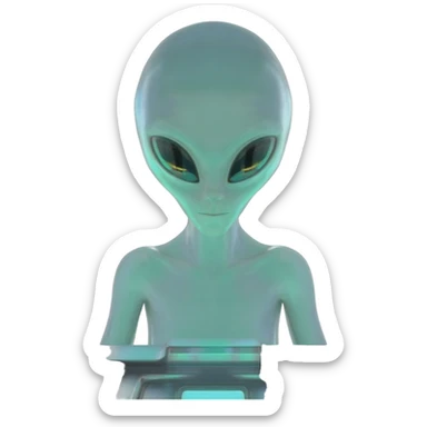 i need in alien's space ship sticker
