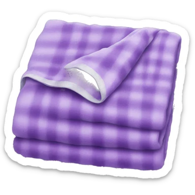 Purple blanket sticker