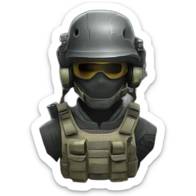 call of duty mobile ghost skin sticker