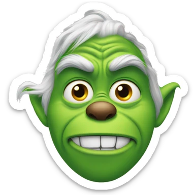 Grinch sticker