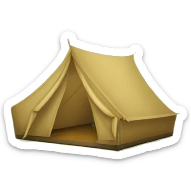 Tenda nel bosco sticker