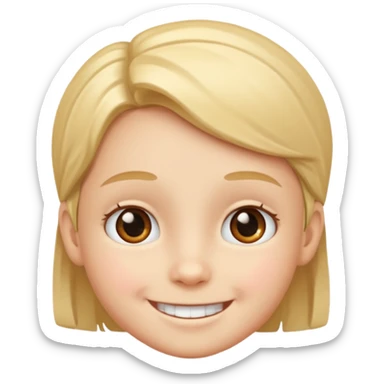 Neue Emoji Kindgerecht zum freuen sticker