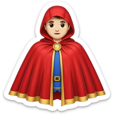  Cape of legend Emoji fantasy pixel art style sticker