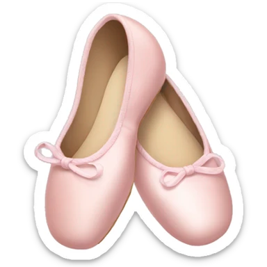 Pale pink ballet shoes sticker