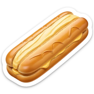 Éclair vide sans couleur avec des traits fins sticker