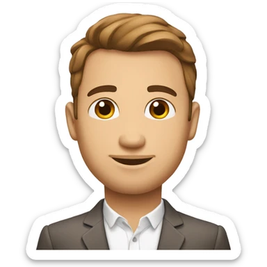 Un homme amoureux sticker