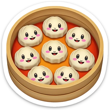 emoji dumplings sticker