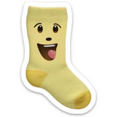 Tickle socks sticker