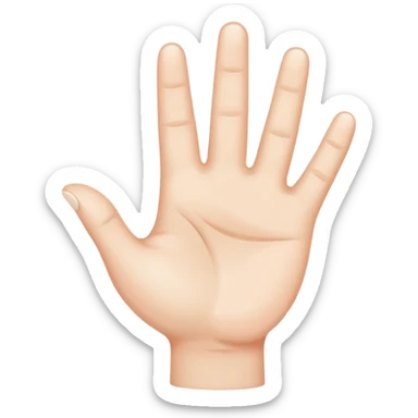 Yvl hand sign sticker