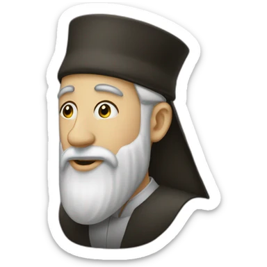 Imam kiss Rabbi sticker