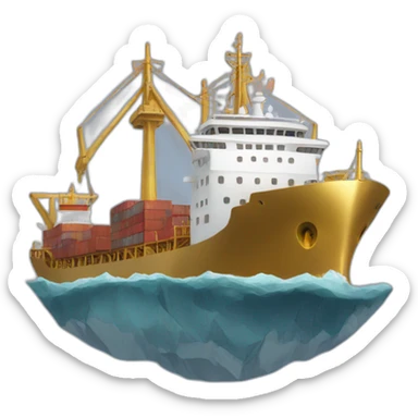 export maritime with gold sticker
