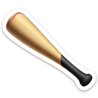 Baseball bat sticker