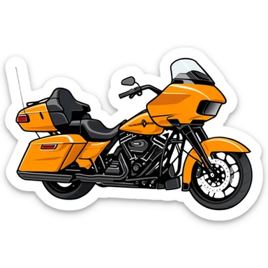 Harley road glide  sticker