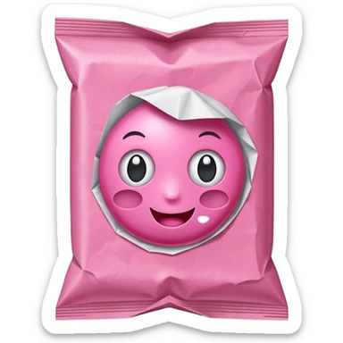 bubble gum packet sticker