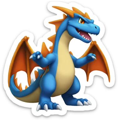 mega charzard x sticker