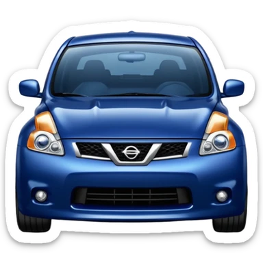 Nissan dark blue sticker
