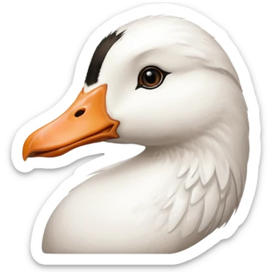 Good morning goose sticker