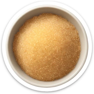 a bowl of cooked quinoa sticker