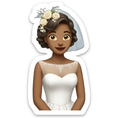 Femme mariage sticker
