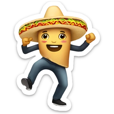 tacos dancing sticker