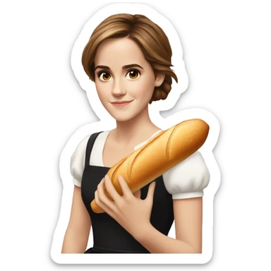Emma Watson avec une baguette magique  sticker