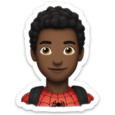 Spider man miles morales sticker