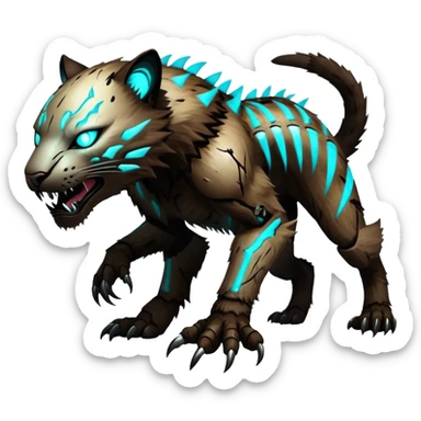 dead space monster Murkfang Panther sticker