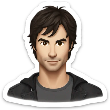 Ian Somerhalder sticker