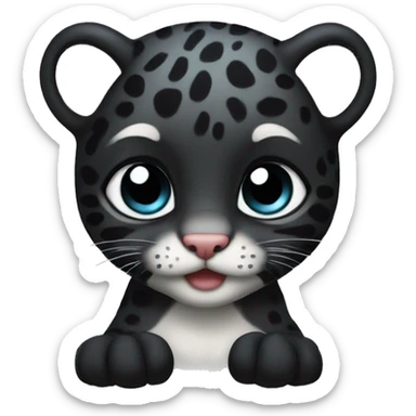 Baby panther sticker