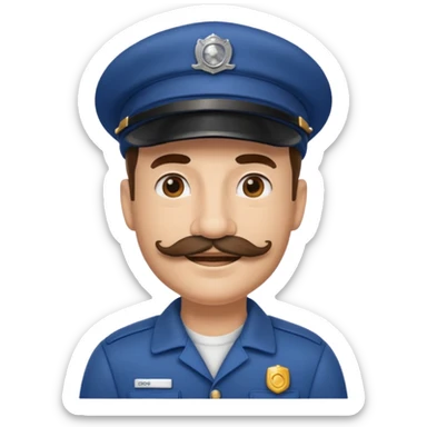 train driver sticker