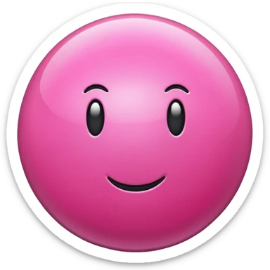 Pink cute bomb sticker