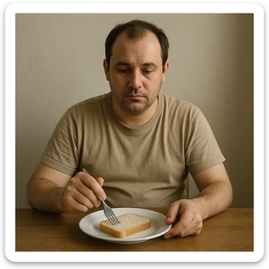 sartarosh xona bunaqa zur darajada bulmasin keyin shunchaki tarelka v vilka ushlab utirsin tarelkada esa faqat non bulsin kayfiyati xam urtacha bulsin xursan bob ketmasin sticker